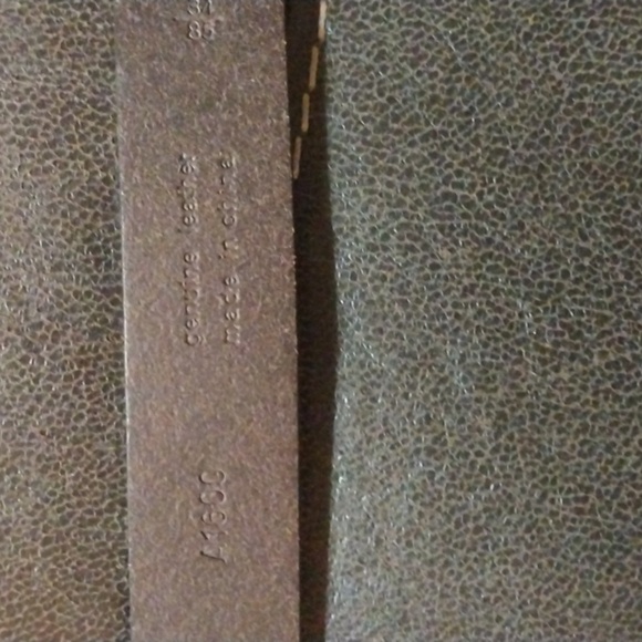 CALVIN KLEIN LADIES BROWN LEATHER BELT SIZE 34 - Picture 7 of 8